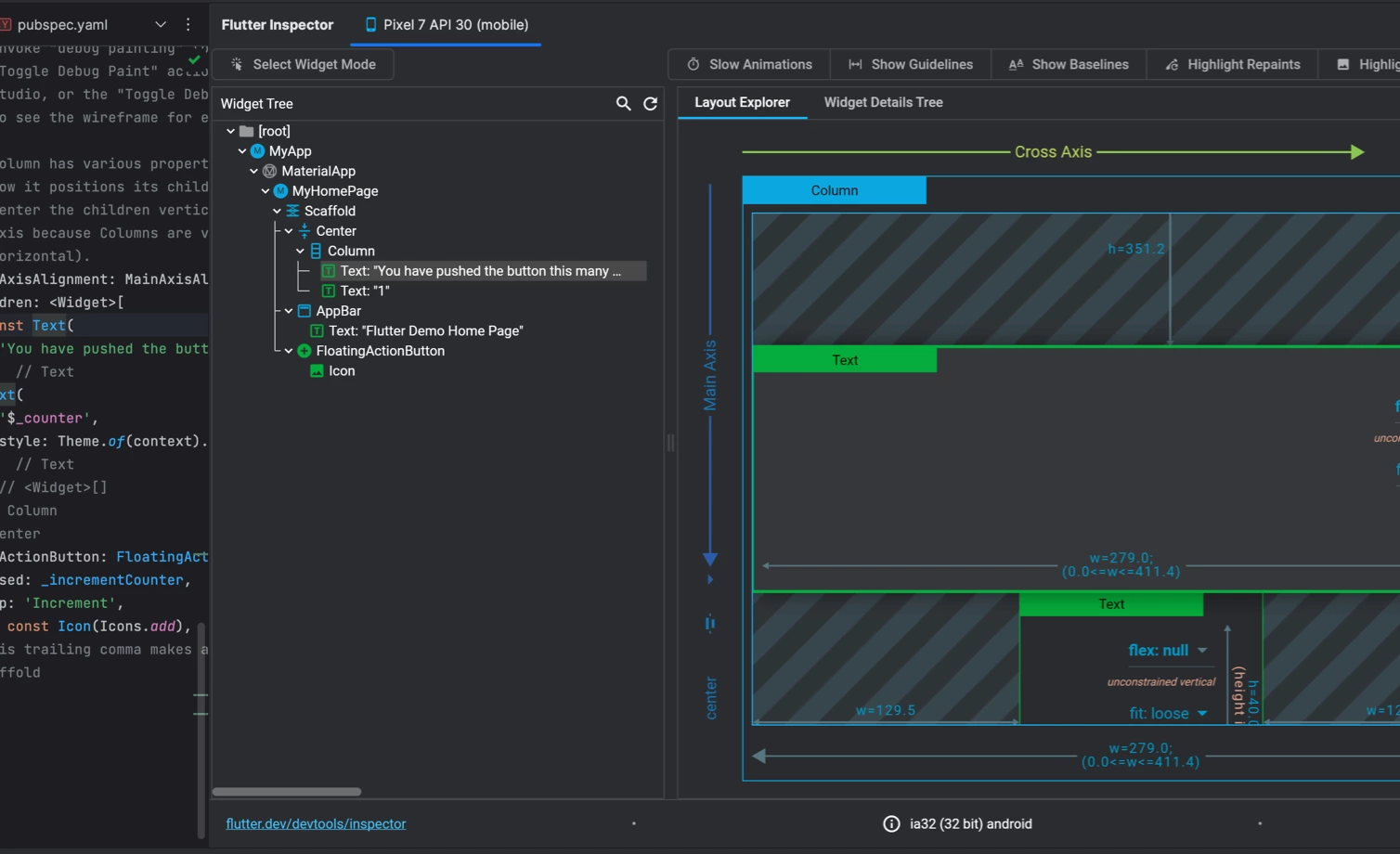 DevTools no Android Studio